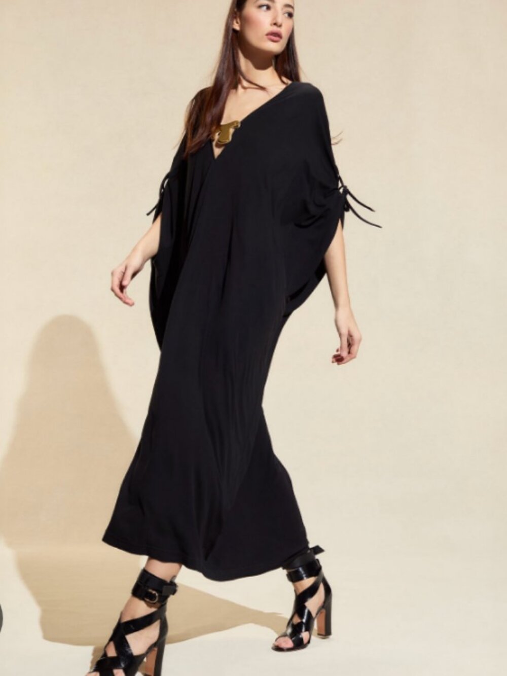 Cynthia Rowley Calypso Kaftan Dress - Picture 1 of 7